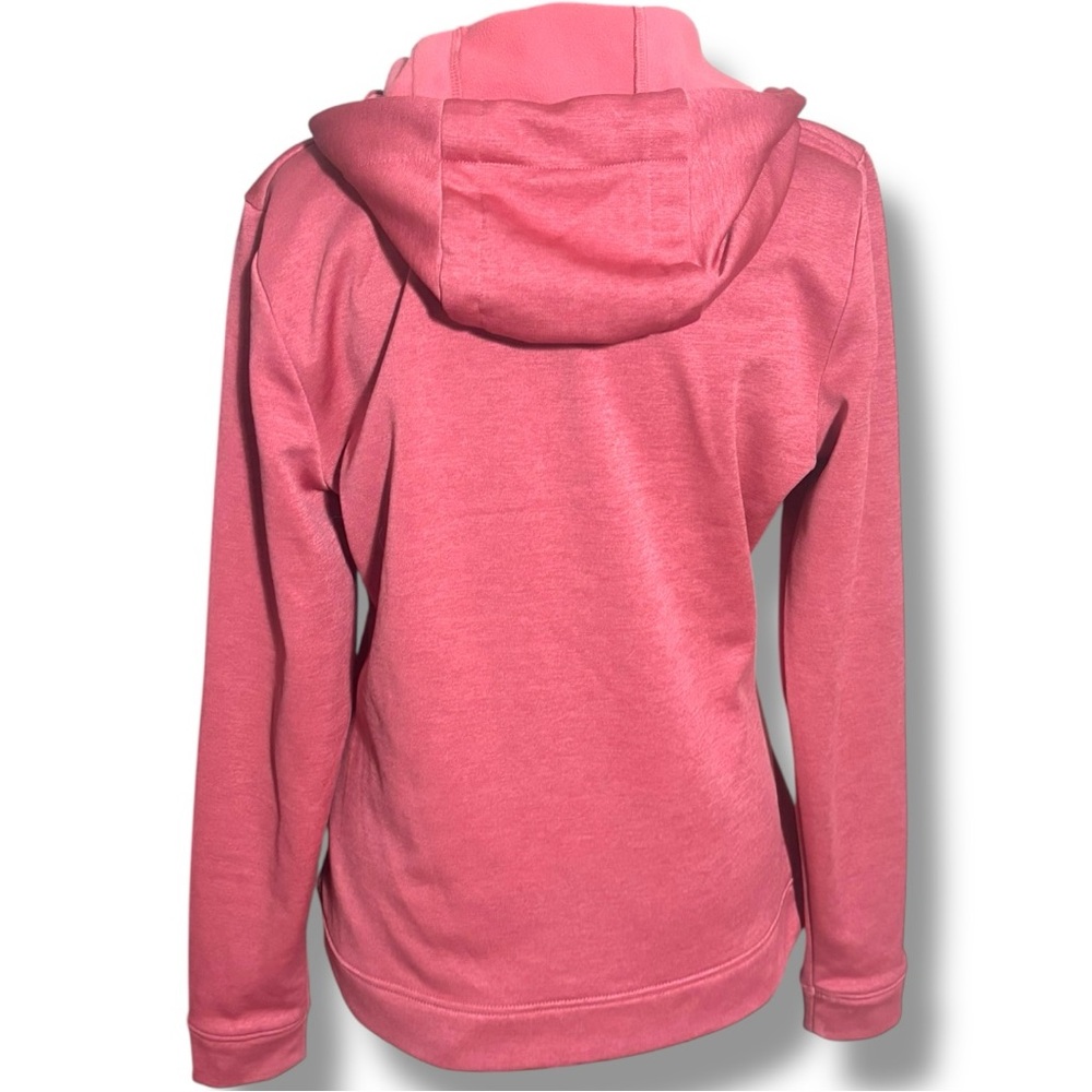 The North Face Pink Utility Jacket Long Sleeve Fleece Interior Hooded Sweatshirt - Picture 5 of 16